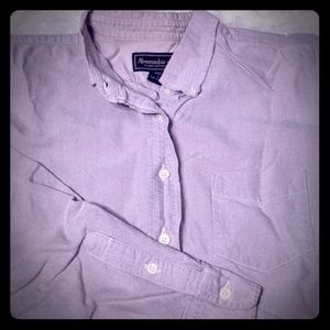 Vintage Abercrombie and Fitch Lilac Button Down